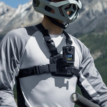 Load image into Gallery viewer, DJI Osmo Action 4 Motorcycling/Mountain Cycling Combo, 4K/120fps Footage with an Immersive 155º FOV, Body Camera with a 1/1.3-Inch Sensor, HorizonSteady, with Wearable Chest Strap Mount
