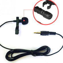 Load image into Gallery viewer, VOXLINK 3.5 mm Microphone Clip Tie Collar for Mobile Phone Speaking in Lecture 1.5m/3m Bracket Clip Vocal Audio Lapel Microphone

