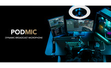 Load image into Gallery viewer, Rode PodMic Cardioid Dynamic Broadcast Microphone, Black
