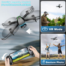 Load image into Gallery viewer, RADCLO Mini Drone with Camera - 1080P HD Foldable Drone with Stable Hover, Gravity Control, Auto-Follow, Trajectory Flight, 90° Adjustable Lens, One Key Take Off/Land, 3D Flip, Drones for Adults Kids
