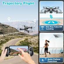 Load image into Gallery viewer, RADCLO Mini Drone with Camera - 1080P HD Foldable Drone with Stable Hover, Gravity Control, Auto-Follow, Trajectory Flight, 90° Adjustable Lens, One Key Take Off/Land, 3D Flip, Drones for Adults Kids
