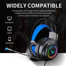 Cargar imagen en el visor de la galería, Computer Headset 7.1 Channel Wired Headset G58 Head-Mounted Game With Microphone Headset
