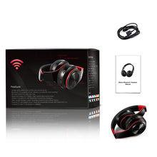 Load image into Gallery viewer, HIFI stereo earphones bluetooth headphone music headset FM and support SD card with mic for mobile xiaomi iphone sumsamg tablet
